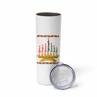 7 Principles Of Kwanzaa Skinny Tumbler Festival Of Lights African Heritage Gift - Wonder Print Shop