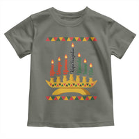 7 Principles Of Kwanzaa Toddler T Shirt Festival Of Lights African Heritage Gift - Wonder Print Shop