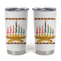 7 Principles Of Kwanzaa Tumbler Cup Festival Of Lights African Heritage Gift - Wonder Print Shop