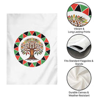 Kwanzaa Tree Of Life Garden Flag African American Holiday Gift - Wonder Print Shop