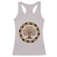 Kwanzaa Tree Of Life Racerback Tank Top African American Holiday Gift - Wonder Print Shop