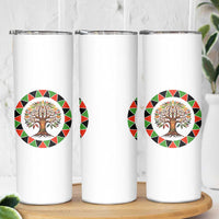 Kwanzaa Tree Of Life Skinny Tumbler African American Holiday Gift - Wonder Print Shop