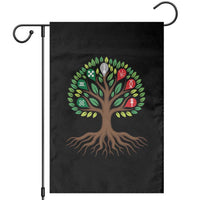Seven Candles Of Kwanzaa Tree Of Life Garden Flag African Heritage Gift - Wonder Print Shop