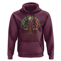 Seven Candles Of Kwanzaa Tree Of Life Hoodie African Heritage Gift - Wonder Print Shop