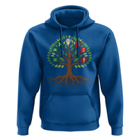 Seven Candles Of Kwanzaa Tree Of Life Hoodie African Heritage Gift - Wonder Print Shop