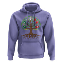 Seven Candles Of Kwanzaa Tree Of Life Hoodie African Heritage Gift - Wonder Print Shop