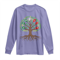 Seven Candles Of Kwanzaa Tree Of Life Long Sleeve Shirt African Heritage Gift - Wonder Print Shop