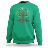 Seven Candles Of Kwanzaa Tree Of Life Sweatshirt African Heritage Gift - Wonder Print Shop