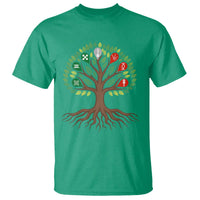Seven Candles Of Kwanzaa Tree Of Life T Shirt African Heritage Gift - Wonder Print Shop