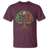 Seven Candles Of Kwanzaa Tree Of Life T Shirt African Heritage Gift - Wonder Print Shop