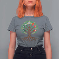 Seven Candles Of Kwanzaa Tree Of Life T Shirt For Women African Heritage Gift - Wonder Print Shop