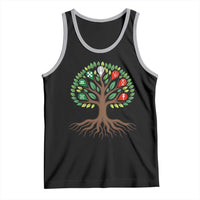 Seven Candles Of Kwanzaa Tree Of Life Tank Top African Heritage Gift - Wonder Print Shop