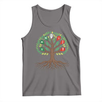 Seven Candles Of Kwanzaa Tree Of Life Tank Top African Heritage Gift - Wonder Print Shop