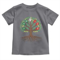 Seven Candles Of Kwanzaa Tree Of Life Toddler T Shirt African Heritage Gift - Wonder Print Shop
