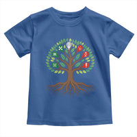 Seven Candles Of Kwanzaa Tree Of Life Toddler T Shirt African Heritage Gift - Wonder Print Shop