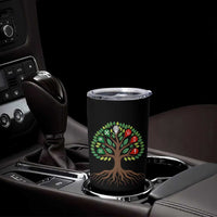 Seven Candles Of Kwanzaa Tree Of Life Tumbler Cup African Heritage Gift - Wonder Print Shop