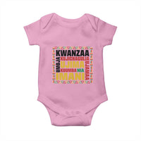 Nguzo Saba Seven Principles Baby Onesie African Heritage Celebration Gift - Wonder Print Shop