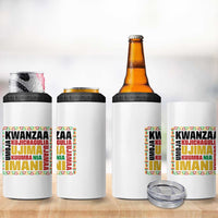 Nguzo Saba Seven Principles 4 in 1 Can Cooler Tumbler African Heritage Celebration Gift - Wonder Print Shop