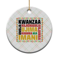 Nguzo Saba Seven Principles Ceramic Ornament African Heritage Celebration Gift - Wonder Print Shop