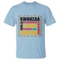 Nguzo Saba Seven Principles T Shirt African Heritage Celebration Gift - Wonder Print Shop