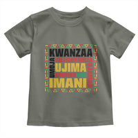 Nguzo Saba Seven Principles Toddler T Shirt African Heritage Celebration Gift - Wonder Print Shop