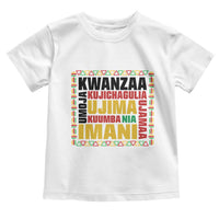 Nguzo Saba Seven Principles Toddler T Shirt African Heritage Celebration Gift - Wonder Print Shop