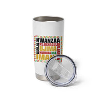 Nguzo Saba Seven Principles Tumbler Cup African Heritage Celebration Gift - Wonder Print Shop