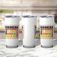 Nguzo Saba Seven Principles Tumbler Cup African Heritage Celebration Gift - Wonder Print Shop