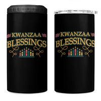 Kwanzaa Blessings 4 in 1 Can Cooler Tumbler African Heritage Celebration Gift - Wonder Print Shop