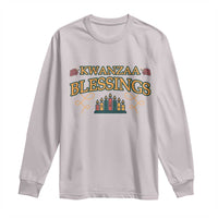 Kwanzaa Blessings Long Sleeve Shirt African Heritage Celebration Gift - Wonder Print Shop