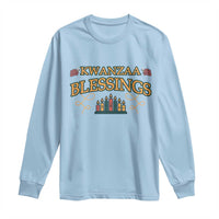 Kwanzaa Blessings Long Sleeve Shirt African Heritage Celebration Gift - Wonder Print Shop