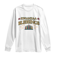 Kwanzaa Blessings Long Sleeve Shirt African Heritage Celebration Gift - Wonder Print Shop