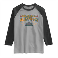 Kwanzaa Blessings Raglan Shirt African Heritage Celebration Gift - Wonder Print Shop