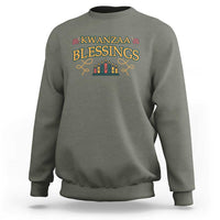 Kwanzaa Blessings Sweatshirt African Heritage Celebration Gift - Wonder Print Shop