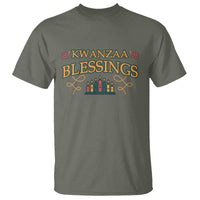 Kwanzaa Blessings T Shirt African Heritage Celebration Gift - Wonder Print Shop