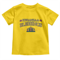 Kwanzaa Blessings Toddler T Shirt African Heritage Celebration Gift - Wonder Print Shop