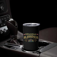 Kwanzaa Blessings Tumbler Cup African Heritage Celebration Gift - Wonder Print Shop