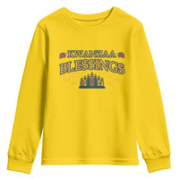 Kwanzaa Blessings Youth Sweatshirt African Heritage Celebration Gift - Wonder Print Shop