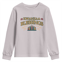 Kwanzaa Blessings Youth Sweatshirt African Heritage Celebration Gift - Wonder Print Shop