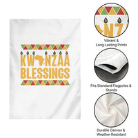 Kwanzaa Blessings Garden Flag Kinara Light African Heritage Gift - Wonder Print Shop