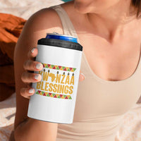 Kwanzaa Blessings 4 in 1 Can Cooler Tumbler Kinara Light African Heritage Gift - Wonder Print Shop