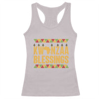 Kwanzaa Blessings Racerback Tank Top Kinara Light African Heritage Gift - Wonder Print Shop