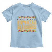 Kwanzaa Blessings Toddler T Shirt Kinara Light African Heritage Gift - Wonder Print Shop
