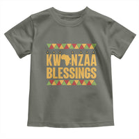 Kwanzaa Blessings Toddler T Shirt Kinara Light African Heritage Gift - Wonder Print Shop