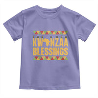 Kwanzaa Blessings Toddler T Shirt Kinara Light African Heritage Gift - Wonder Print Shop