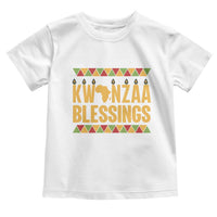 Kwanzaa Blessings Toddler T Shirt Kinara Light African Heritage Gift - Wonder Print Shop