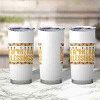 Kwanzaa Blessings Tumbler Cup Kinara Light African Heritage Gift - Wonder Print Shop