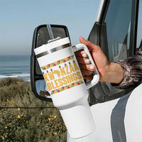 Kwanzaa Blessings Tumbler With Handle Kinara Light African Heritage Gift - Wonder Print Shop