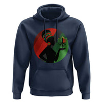 African Woman With Kinara Hoodie Happy Kwanzaa Cultural Pride Gift - Wonder Print Shop