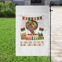 Kwanzaa Blessings African Woman Garden Flag Umoja Seven Principles Family Gift - Wonder Print Shop
